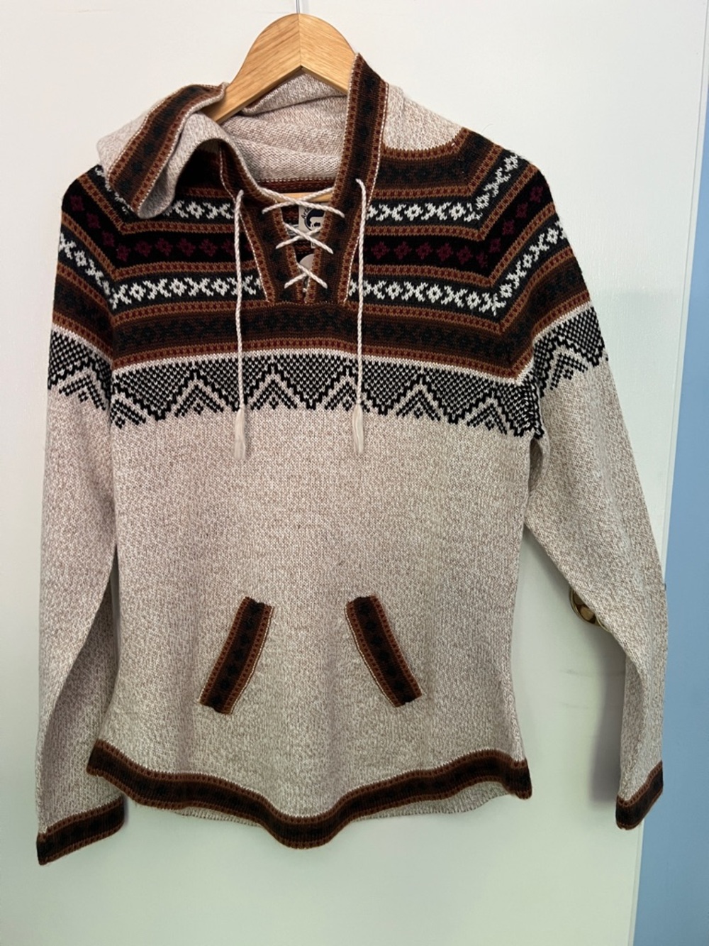 NWT Artesania Alpaca Blend Hoodie Sweater size Medium